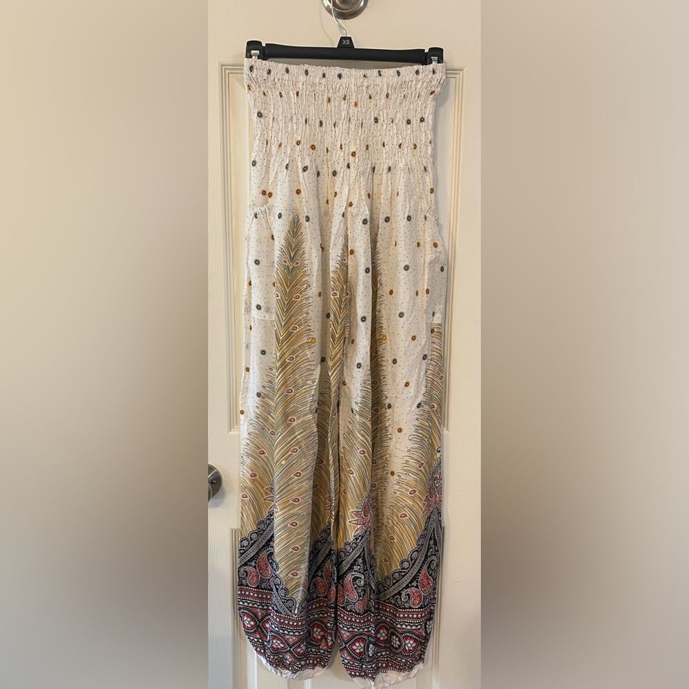 Bohemian high waisted harem yoga pants